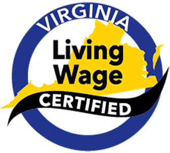 Virginia Living Wage Certified Badge